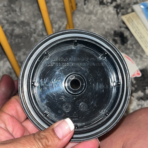 RARE!! New Starbucks MATTE BLACK STAINLESS STEEL Cold Cup Tumbler 24 oz - Picture 5 of 6